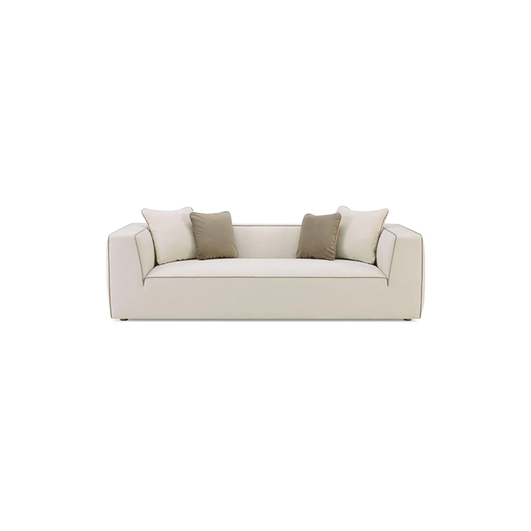 Christine Linen Sofa, Cream