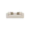Christine Linen Sofa, Cream