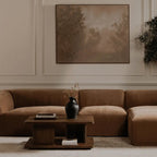 Small Malaga Coffee Table,Dark Brown