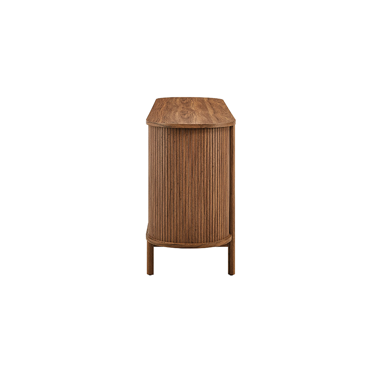Flute Cadence Dresser, Walnut