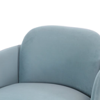 Sola Blue Velvet Chair