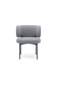 Maurene Grey Boucle Dining Chair
