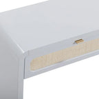 Pattie Rattan Console Table, Blue