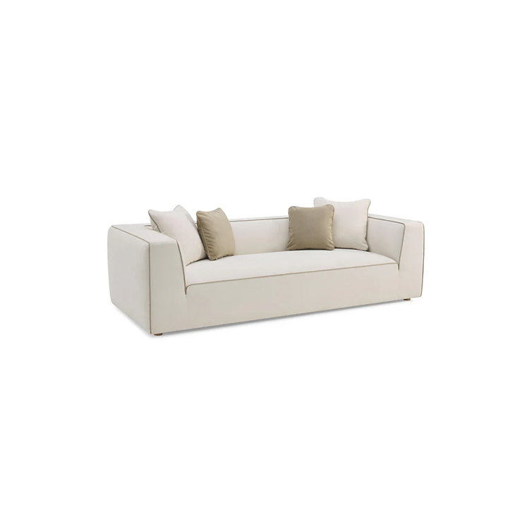 Christine Linen Sofa, Cream