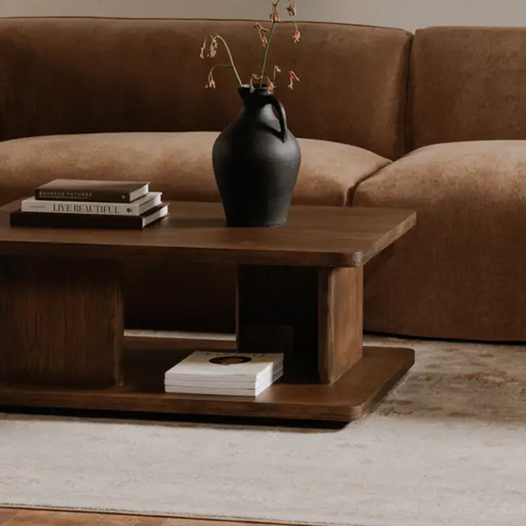 Small Malaga Coffee Table,Dark Brown