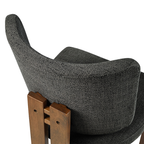 Alma Armless Dining Chairs set of 2, Black