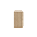 Mir Curved Office Desk, Light Oak