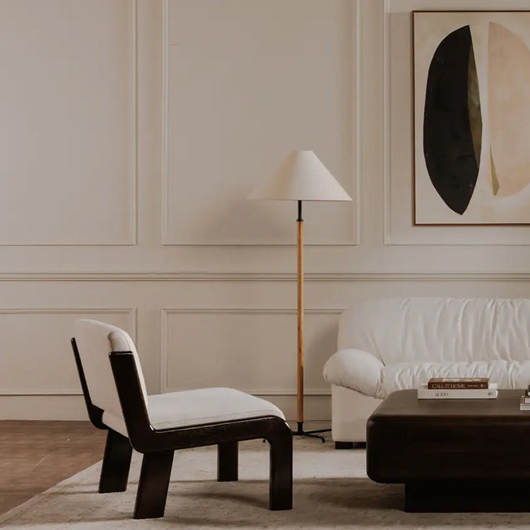 Kam accent chair, Ivory