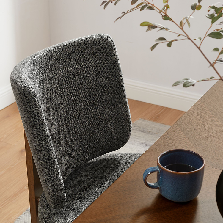 Alma Armless Dining Chairs set of 2, Black