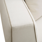 Christine Linen Sofa, Cream