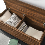 Chateau Storage Bench and Coat Rack, walnut