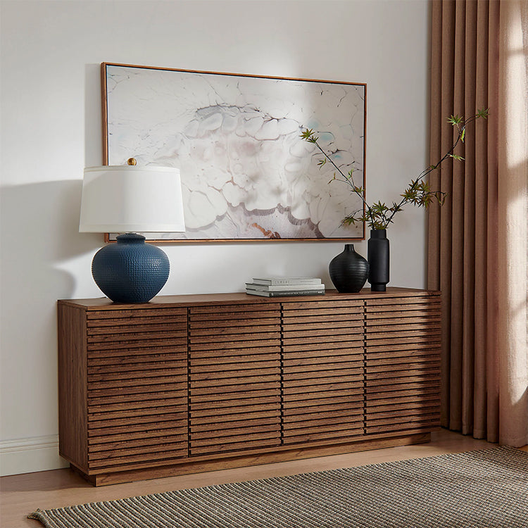 Chateau Sideboard Cabinet TV Stand, walnut