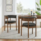 Cello Dining Chairs set of 2, Black