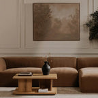 Small Malaga Coffee Table, Rustic Oak