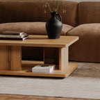 Small Malaga Coffee Table, Rustic Oak