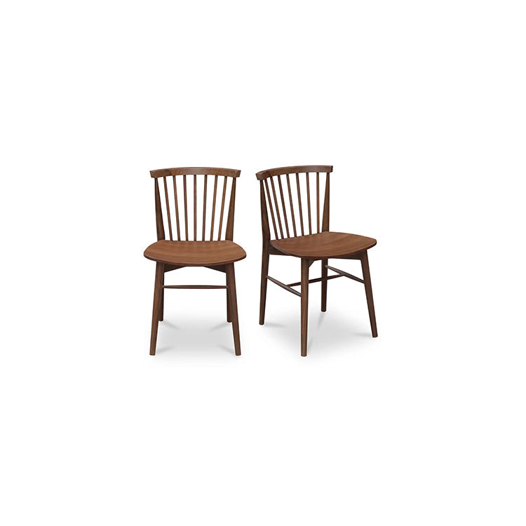 Walnut March Dining Chair, Set of 2
