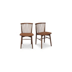 Walnut March Dining Chair, Set of 2