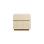 Iola Nightstand, White Light Oak