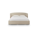 Coey Taupe Linen Storage King Bed