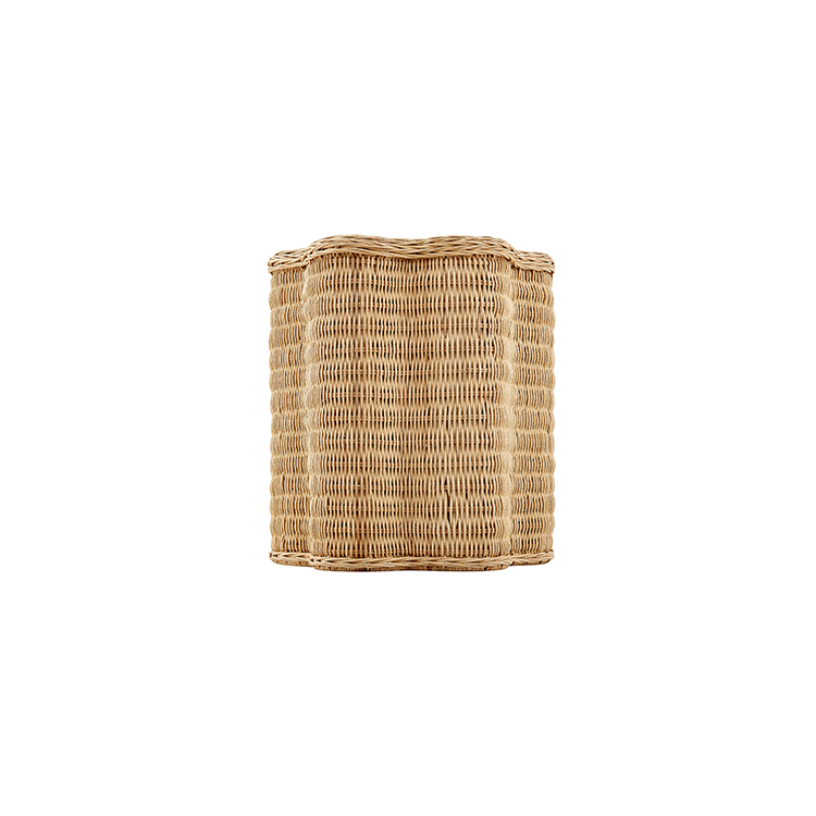 Eric Natural Rattan Side Table, Natural