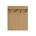 Chateau Coat Rack Panel With Shelf, oak