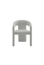 Elyssia Fabric Dining Chair,Dove Gray
