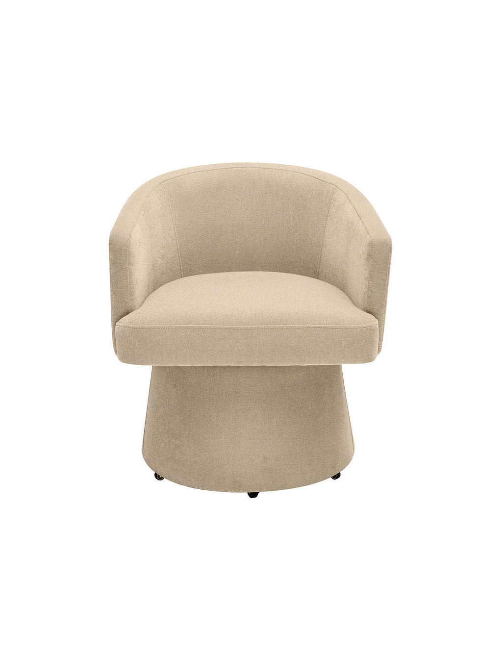 Christine Rolling Desk Chair Taupe
