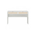 Pattie Rattan Console Table, White