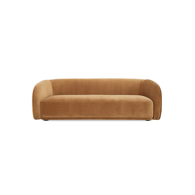 Highridge Sofa Faux Mohair, Tan