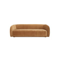 Highridge Sofa Faux Mohair, Tan