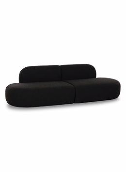 Bibi Boucle Sofa, Black