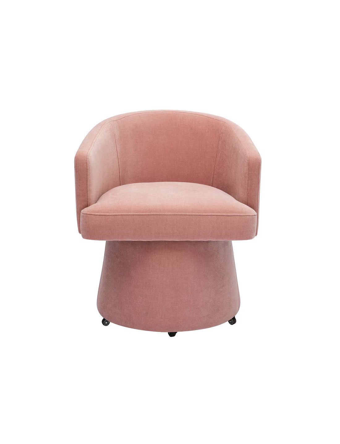 Christine Rolling Desk Chair Pink