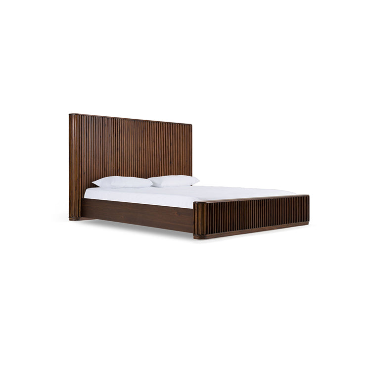 Cadenza Acacia King Bed,Walnut