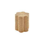Eric Natural Rattan Side Table, Natural