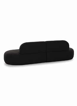 Bibi Boucle Sofa, Black
