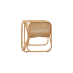 Ellie Natural Rattan Accent Armchair, Natural