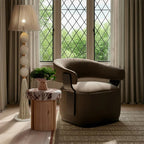 Maddie Swivel Accent Chair, mink