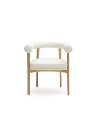 Para Vegan Leather Dining Chair, White