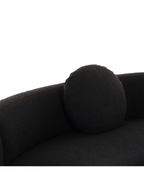 Bibi Boucle Sectional, Black