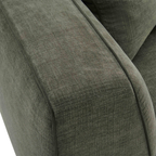 Christine Basketweave Sofa, Olive