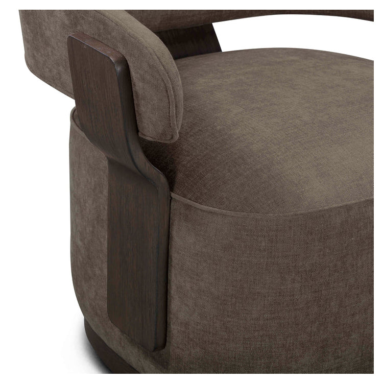 Maddie Swivel Accent Chair, mink