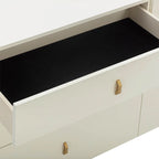 Colleen 6 Drawer Dresser, Cream