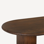 Ovale 72 Wood Dining Table