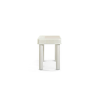 Sarene Cream 2-Drawer Executive Work Desk