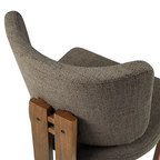 Alma Armless Dining Chairs set of 2, Taupe