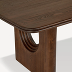 Layering Dining Table, Mud Brown