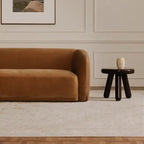 Highridge Sofa Faux Mohair, Tan