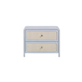 Pattie Rattan Nightstand, Blue