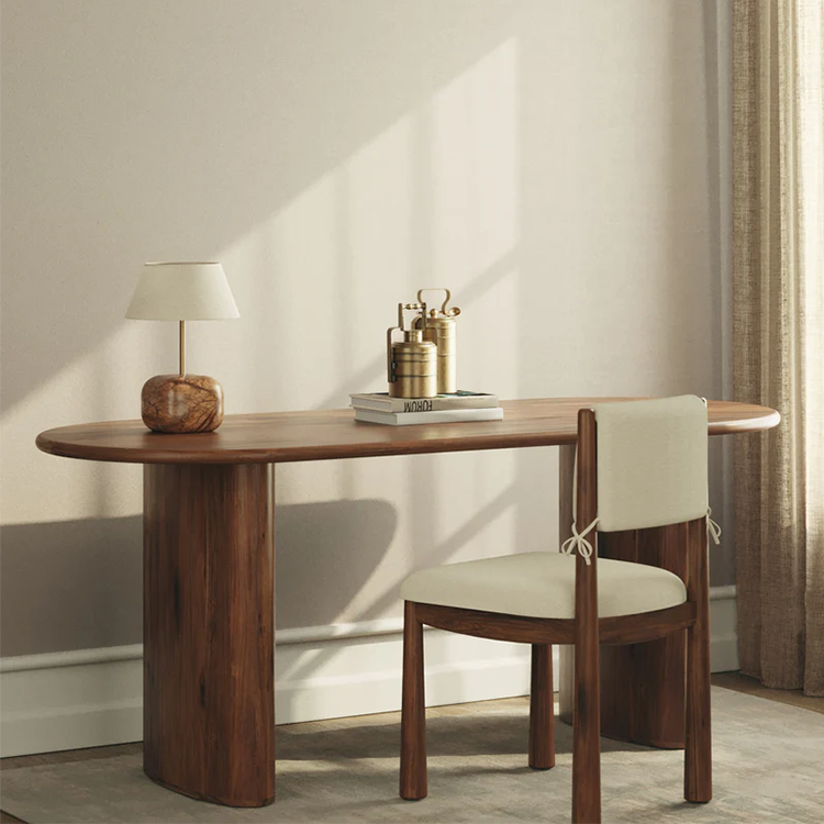 Ovale 72 Wood Dining Table