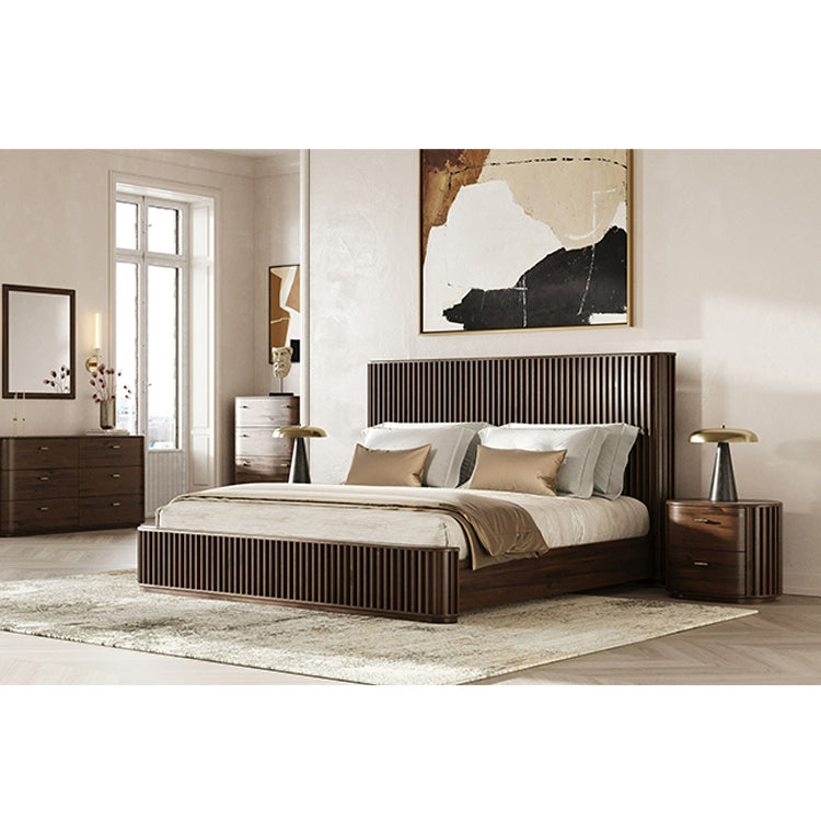 Cadenza Acacia Queen Bed,Walnut